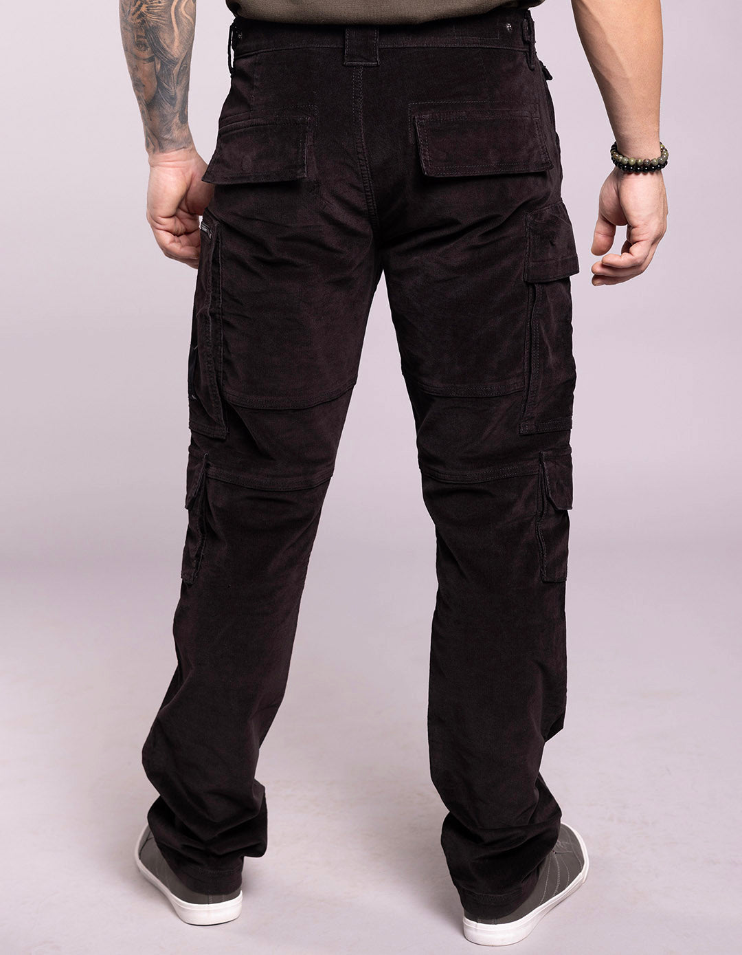 Black Regular Fit Cargo Pant